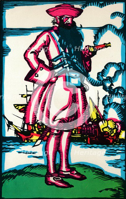 'Blackbeard', c1900, (1926). Artist: Edward Wilson.