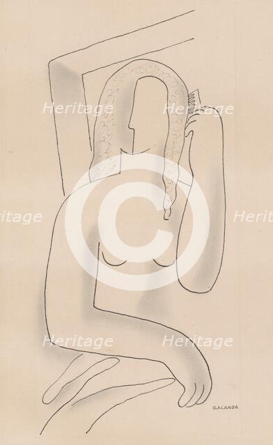 Itching, around 1931. Creator: Mikulas Galanda.