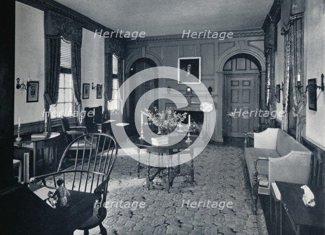 'The Parlour of the Raleigh Tavern', c1938. Artist: Unknown.