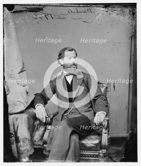 Samuel Scott Marshall of Illinois, between 1860 and 1875. Creator: Unknown.