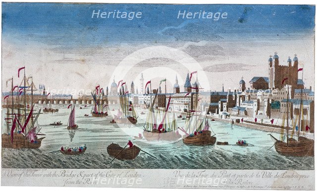 Tower of London, 1766. Artist: Anon