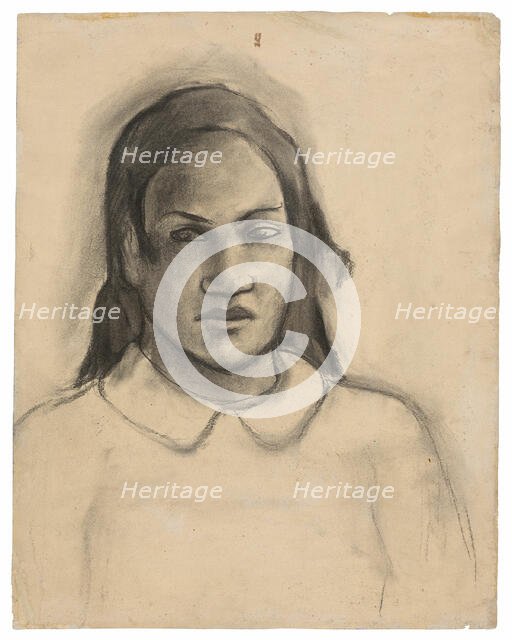 Portrait of Tehamana, 1891/93. Creator: Paul Gauguin.