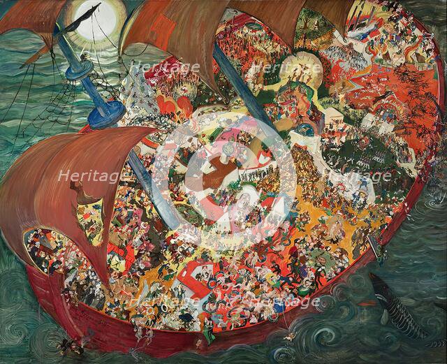 The ship of fools, 1922. Creator: Oskar Laske.