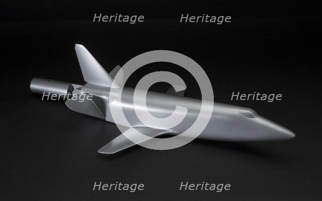 Model, Space Shuttle, Straight-Wing Low Cross-Range Orbiter Concept, 1970s-2000s. Creator: Unknown.