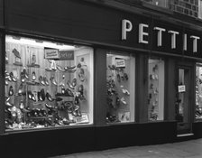 Wearra shoes, shop window display, Mexborough, South Yorkshire, 1960.  Artist: Michael Walters