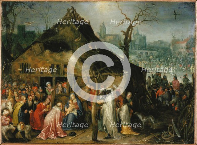 The Adoration of the Magi, 1598-1599. Creator: Brueghel, Jan, the Elder (1568-1625).