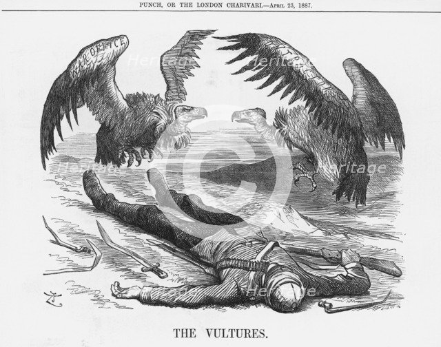 'The Vultures', 1887. Artist: Joseph Swain