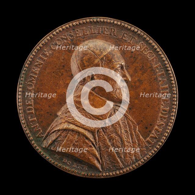 Antoine de Loménie, 1560-1638, Counselor and Secretary of State 1606 [obverse], 1630. Creator: Unknown.