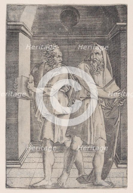 The Philosophers, ca. 1514-36. Creator: Agostino Veneziano.