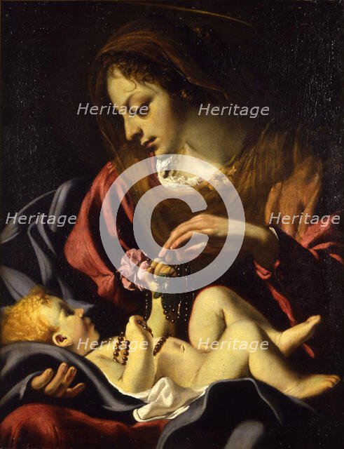 Virgin and Child , c1622. Creator: Canlassi (Called Cagnacci); Guido (Guidobaldo) (1601-1663).
