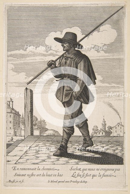 The Chimney Sweep, mid to late 17th century. Creator: Abraham Bosse.