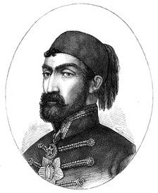 Omar Pasha (1806-1871), Commander in Chief of the Turkish army, (1888). Artist: Unknown