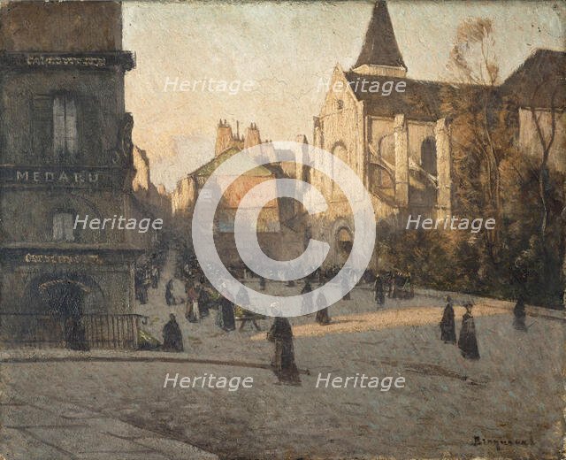 Saint-Médard church, c1900. Creator: Louis Braquaval.