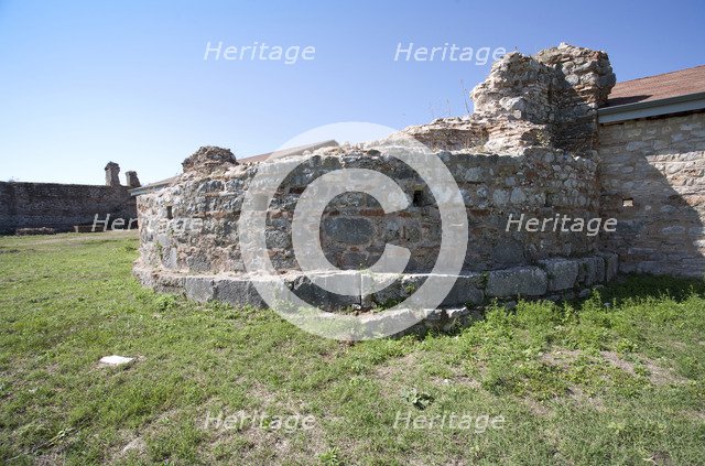 The Basilica of Aghios Dimitrios, Nikopolis, Greece. Artist: Samuel Magal