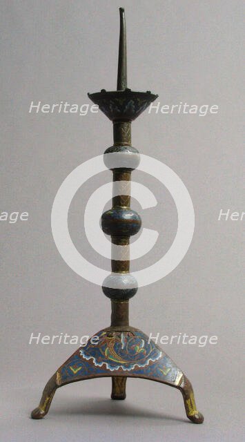 Candlestick, French, ca. 1190-1200. Creator: Unknown.