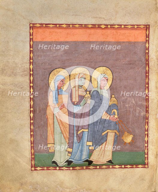 The Women Approach the Empty Tomb of Christ, shortly after 1053. Creator: Unknown.