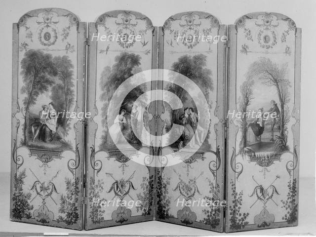 The Four Seasons, second quarter 18th century. Creator: After a composition by Antoine Watteau (French, Valenciennes 1684-1721 Nogent-sur-Marne) engraved by Boucher.