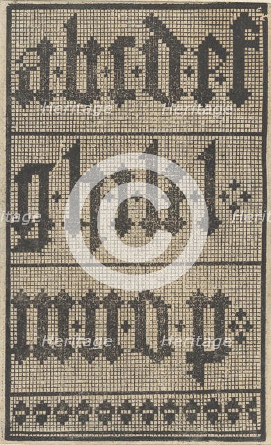 Esemplario di lavori, page 17 (recto), August 1529., August 1529. Creator: Nicolò Zoppino.