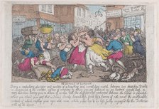 Miseries of London, 1807-08., 1807-08. Creator: Thomas Rowlandson.