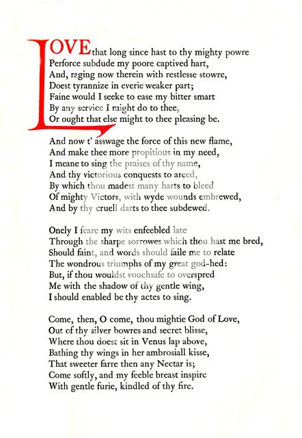 Page from Edmund Spenser's Four Hymns on Earthly and Heavenly Love and Beauty, 1912, (1914). Artist: W. F. Northend.