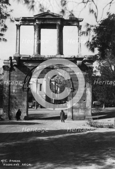 Hadrian's Arch, Athens, Greece, c1920s-c1930s(?). Artist: Unknown