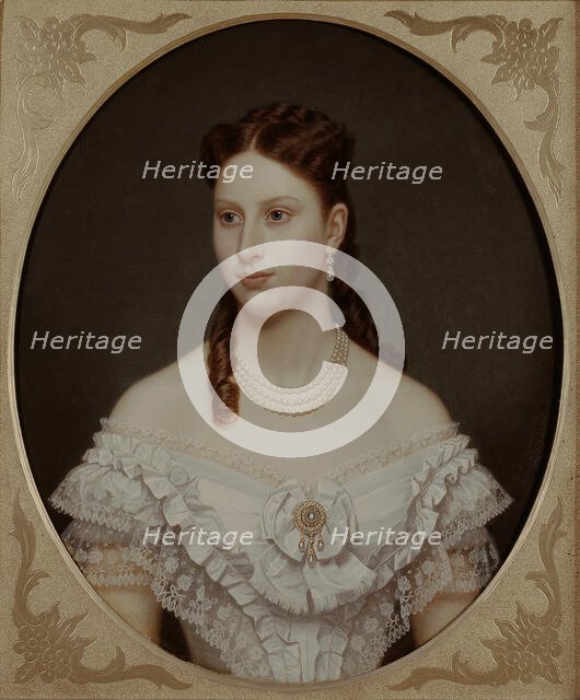 Lovisa (1851-1926), princess of Sweden and Norway, queen of Denmark,  married to..., before 1873. Creator: Amalia Lindegren.