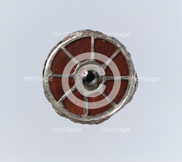 Disk Brooch, Frankish, 6th century. Creator: Unknown.