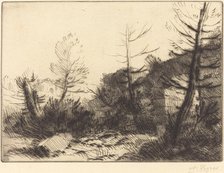 Roman Ruin (Ruine romaine). Creator: Alphonse Legros.