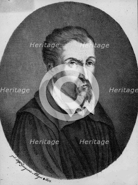 Portrait of the composer Gregorio Allegri (1582-1652).