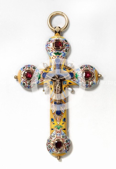 Pectoral cross, Between 1899 and 1908. Artist: Hollming, August Frederik, (Fabergé manufacture) (1854-1915)