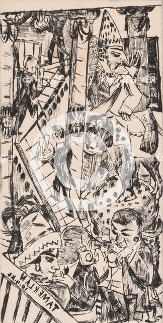 Tamerlan, 1923. Creator: Max Beckmann.