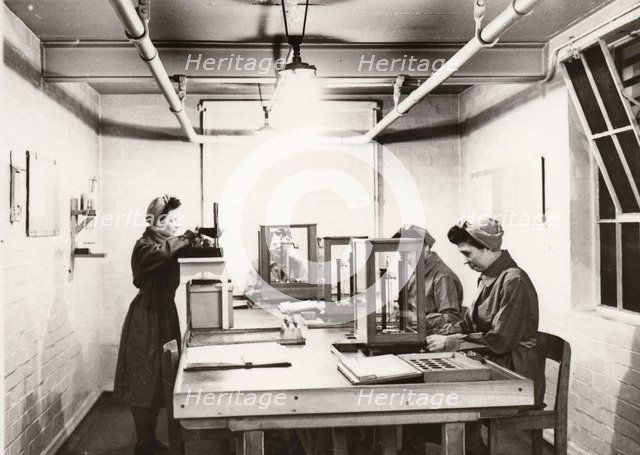 Munitions work, County Industries, York, Yorkshire, 1943. Artist: Unknown