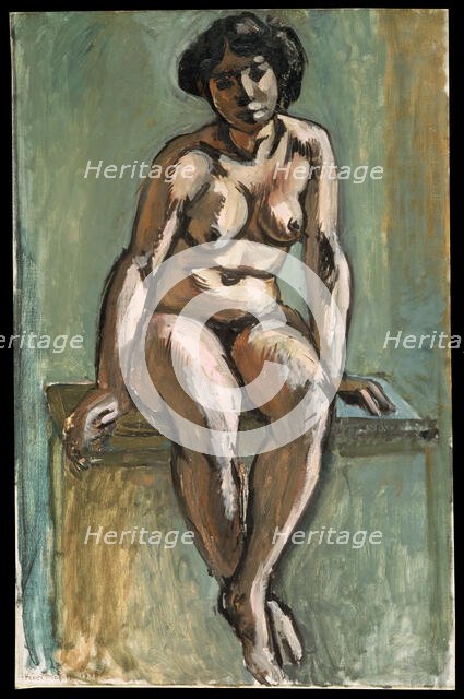 'Seated Woman', 1908.  Creator: Henri Matisse.