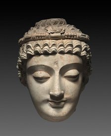 Head of Bodhisattva Avalokiteshvara, 300s-400s. Creator: Unknown.