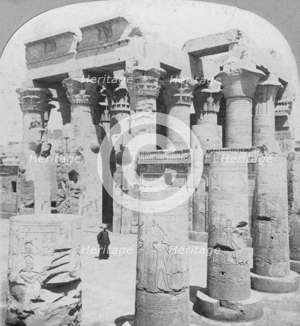 Temple of Kom Ombo, Egypt, c1899. Artist: The Fine Art Photographers Co