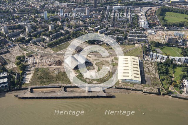 Deptford Dockyard and Olympia Convoys Wharf, Deptford, Greater London Authority, 2021. Creator: Damian Grady.