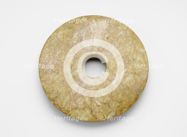 Disk (bi ?), Late Neolithic period, ca. 3300-2250 BCE. Creator: Unknown.