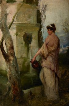 Girl at the Well, 1880s. Creator: Henryk Siemiradzki.