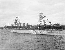 U.S.S. Columbia, between 1894 and 1901. Creator: Unknown.