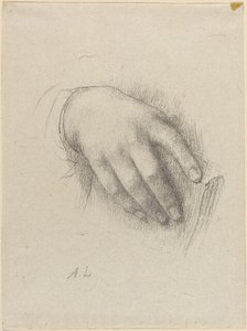 The Hand of the Artist's Daughter. Creator: Alphonse Legros.