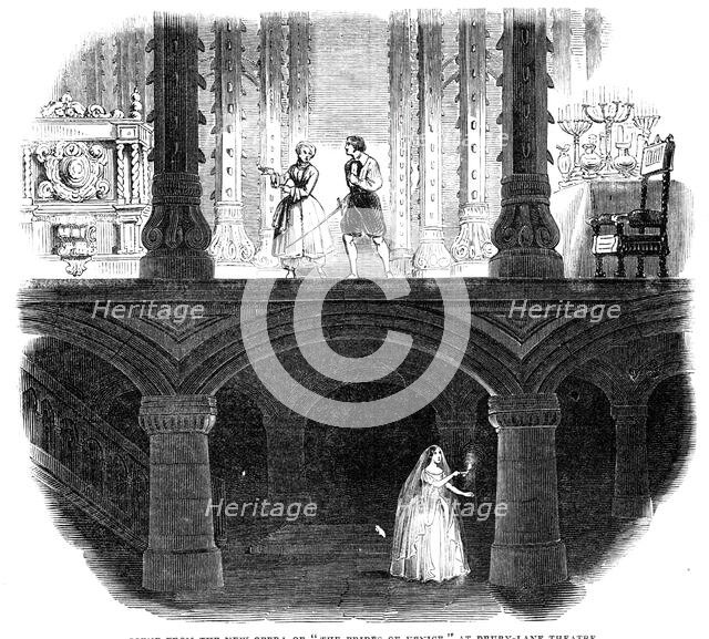 Scene from the new opera of "The Brides of Venice", at Drury-Lane Theatre, 1844. Creator: Unknown.