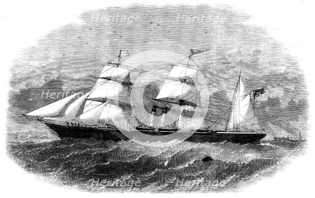 Arrival of the First Detachment of the 100th Regiment in the Mersey, 1858. Creator: Unknown.