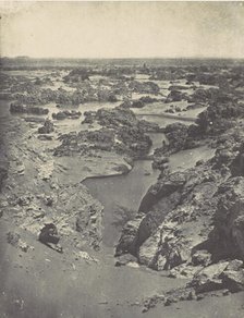 Nubie. Vue Cavalière de la Seconde Cataracte, 1850. Creator: Maxime du Camp.