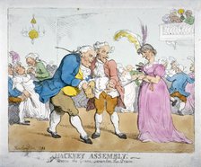 'Hackney Assembly. The Graces, the Graces, Remember the Graces', 1812. Artist: Anon