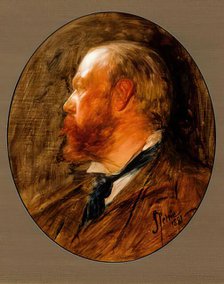 Self Portrait, 1881. Creator: John Pettie.