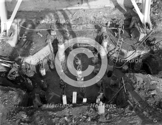 Excavations at Rossington Colliery near Doncaster, South Yorkshire, 1963. Artist: Michael Walters