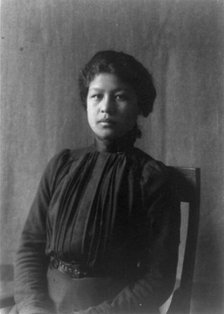 Indian student at Hampton Institute, Hampton, Va, 1899 or 1900. Creator: Frances Benjamin Johnston.