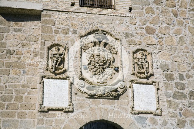 Detail, Puente de San Martin (St Martin's Bridge), Toledo, Spain, 2007.  Artist: Samuel Magal