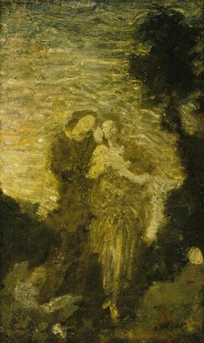 Florizel and Perdita, by 1887. Creator: Albert Pinkham Ryder.
