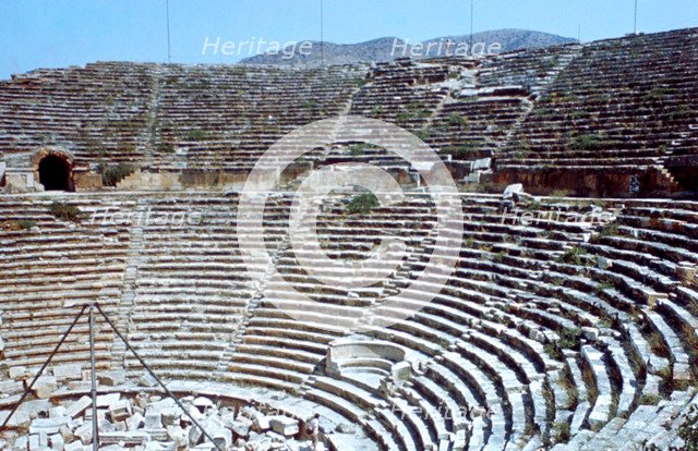 Theatre, Hierapolis, Pamukkale, Turkey, 190BC. Artist: Unknown